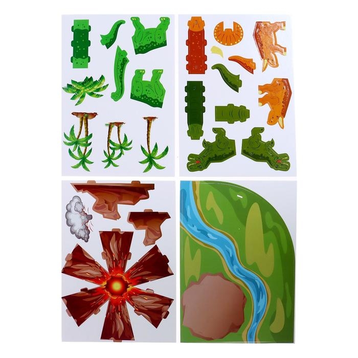 3D конструктор «Мир динозавров», 25 деталей 3D конструктор «Мир динозавров», 25 деталей