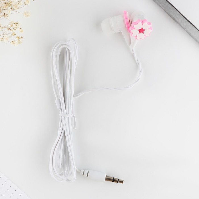 Наушники проводные «Цветочки», мод. VBT 1.31, 120 см Наушники проводные «Цветочки», мод. VBT 1.31, 120 см