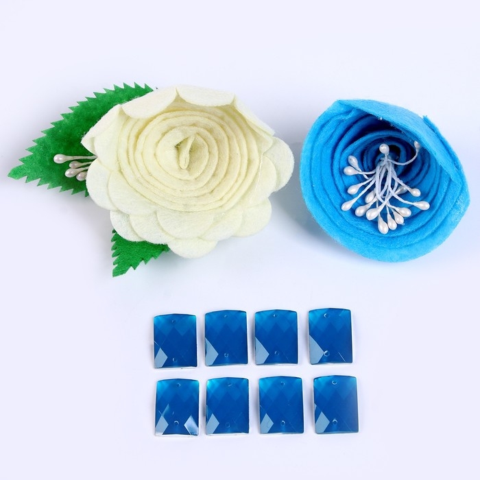 Набор для творчества: декор из фетра и набор бусин «Цветочный мир» Набор для творчества: декор из фетра и набор бусин «Цветочный мир»