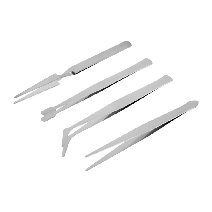 Набор пинцетов DEKO TW01, 4 предмета Набор пинцетов DEKO TW01, 4 предмета