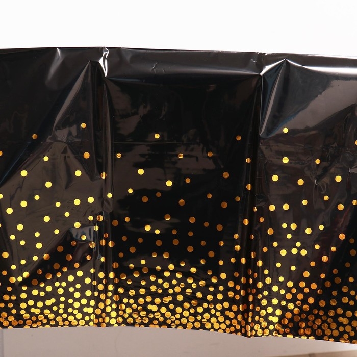 Скатерть «Конфетти» 137 × 183 см, цвет чёрный Скатерть «Конфетти» 137 × 183 см, цвет чёрный