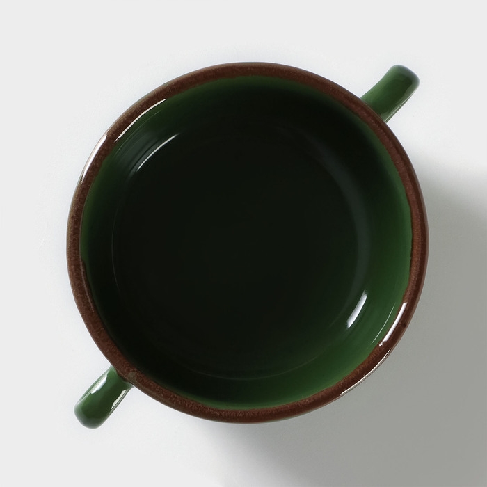 Бульонница Punto verde, 300 мл, d=11,5 см, цвет зелёный