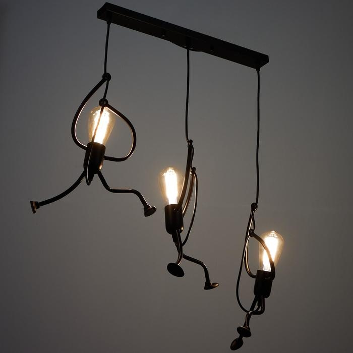 Светильник BayerLux 1949/3 E27 40Вт черный Светильник BayerLux 1949/3 E27 40Вт черный