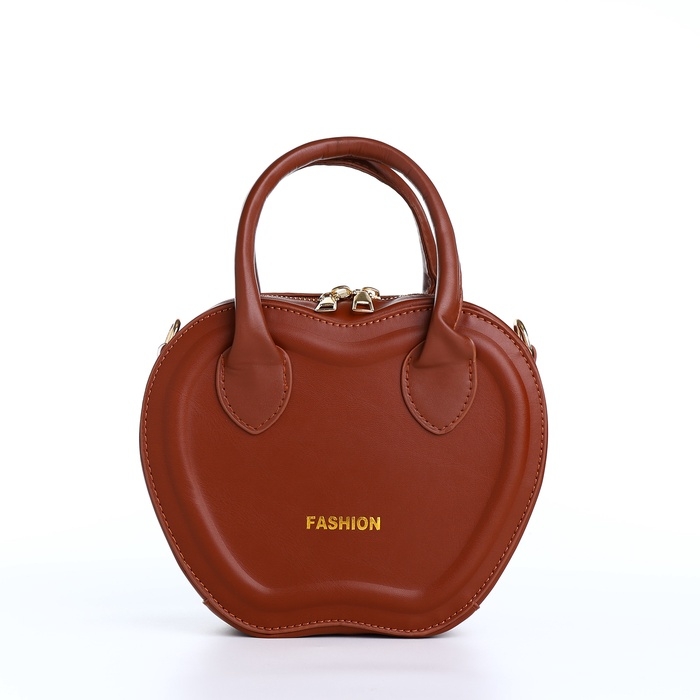 Сумка женская кросс-боди на молнии, цвет коричневый Сумка женская кросс-боди на молнии, цвет коричневый