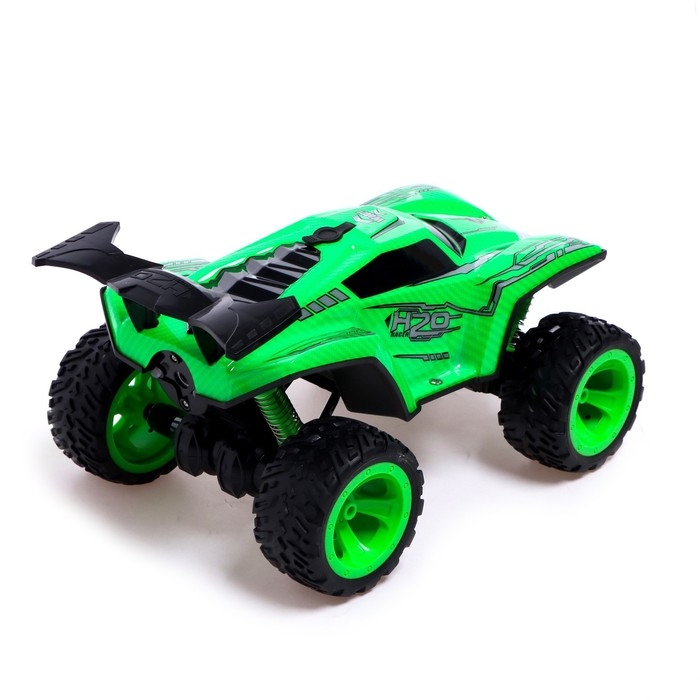Джип радиоуправляемый «Призрак», полный привод, 4WD, эффект дыма, цвет зелёный Джип радиоуправляемый «Призрак», полный привод, 4WD, эффект дыма, цвет зелёный