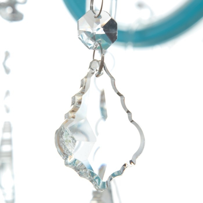 Люстра Люстра "Мария" 8хЕ14 25Вт лазурный 72х72х60-90 см BayerLux