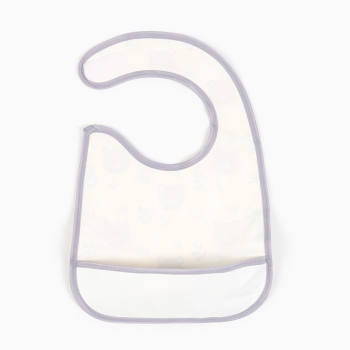 Нагрудник непромокаемый «Лесная сказка», на липучке, с карманом Нагрудник непромокаемый «Лесная сказка», на липучке, с карманом