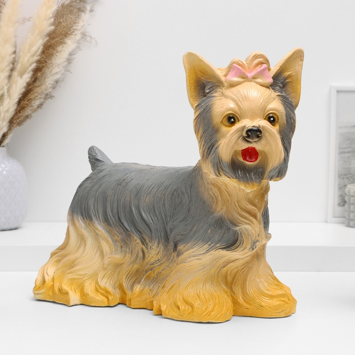 Копилка Копилка "Йорк с бантом" 31х14х28см