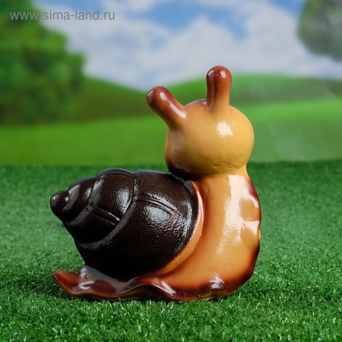 Садовая фигура  Садовая фигура "Улитка Улыбка"  17х16х8см