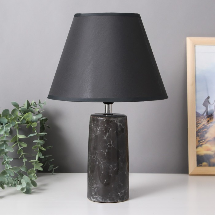 Лампа настольная " мрамор" Е14 1х40Вт МИКС 23х23х35 см RISALUX