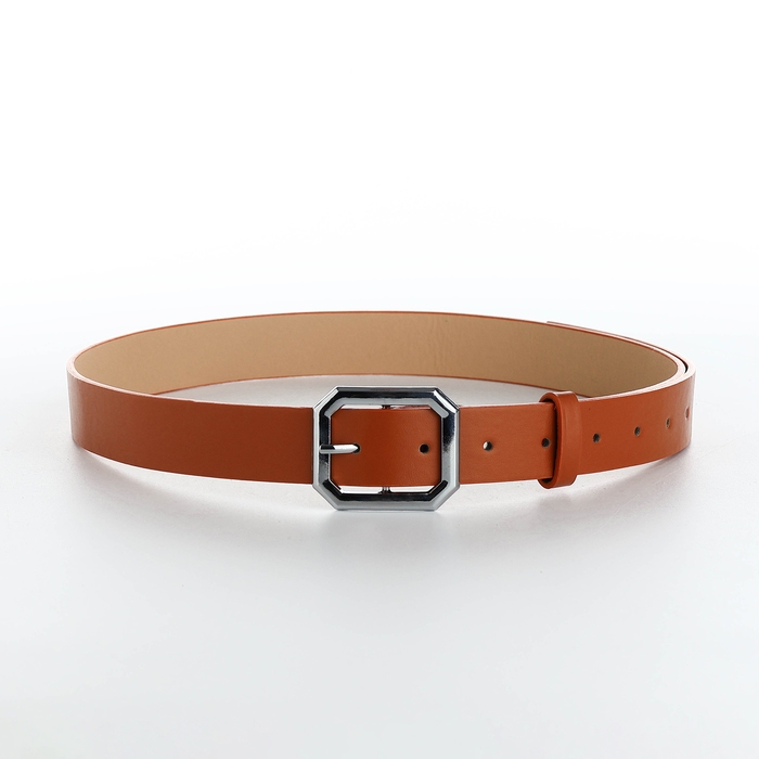 Ремень женский, ширина 3 см, цвет рыжий Ремень женский, ширина 3 см, цвет рыжий