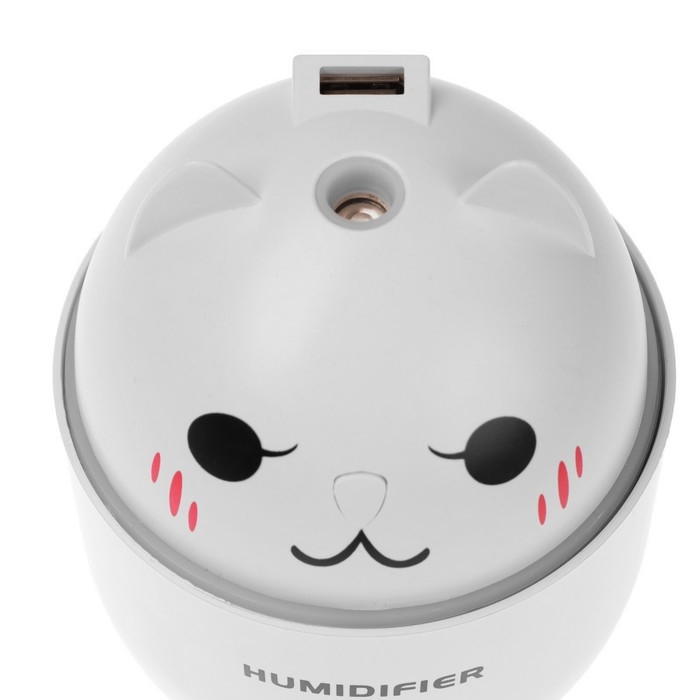 Увлажнитель воздуха Luazon HM-2, ультразвуковой, 400 мл, 2 Вт, портативный, серый Увлажнитель воздуха Luazon HM-2, ультразвуковой, 400 мл, 2 Вт, портативный, серый