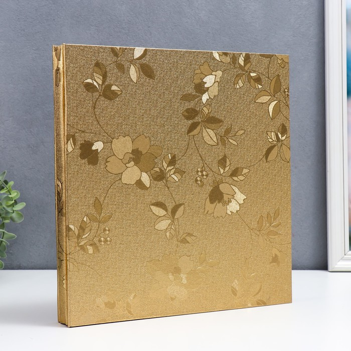 Фотоальбом на 400 фото 10х15 см Фотоальбом на 400 фото 10х15 см "Цветы" кожзам 35х33х6 см