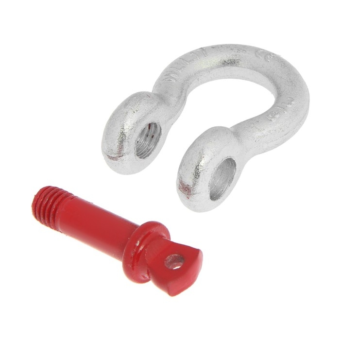 Скоба такелажная грузоподъемная, ТУНДРА, омега со штифтом G-209, 3/8, 1т., 1 шт. Скоба такелажная грузоподъемная, ТУНДРА, омега со штифтом G-209, 3/8, 1т., 1 шт.