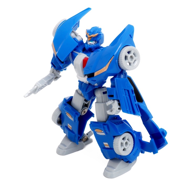 Робот «Гоночная полиция», трансформируется