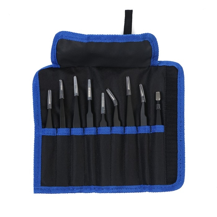 Пинцет для ремонта часов, 9 штук, антистатический Пинцет для ремонта часов, 9 штук, антистатический