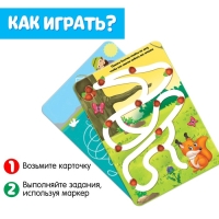 Набор пиши-стирай «Лабиринты», 20 заданий, 3+