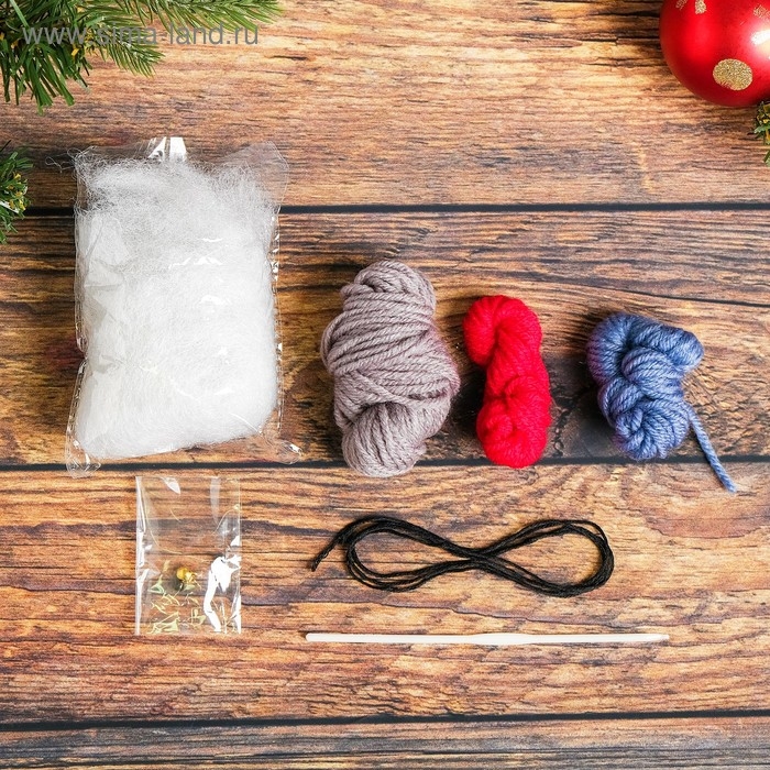 Набор для создания игрушки из пряжи «Олень» Набор для создания игрушки из пряжи «Олень»
