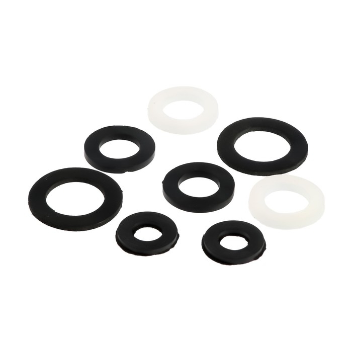 Набор прокладок Masterprof ИС.131416, для сантехнических приборов, 8 шт. Набор прокладок Masterprof ИС.131416, для сантехнических приборов, 8 шт.