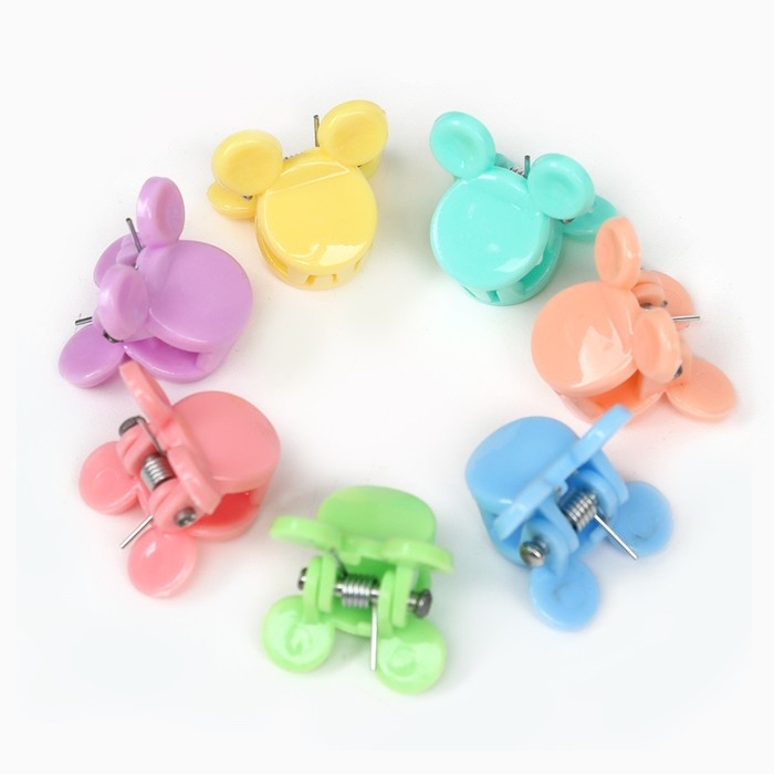 Набор подарочный, резинка для волос 10 шт, заколка крабик 12 шт, Минни Маус Набор подарочный, резинка для волос 10 шт, заколка крабик 12 шт, Минни Маус