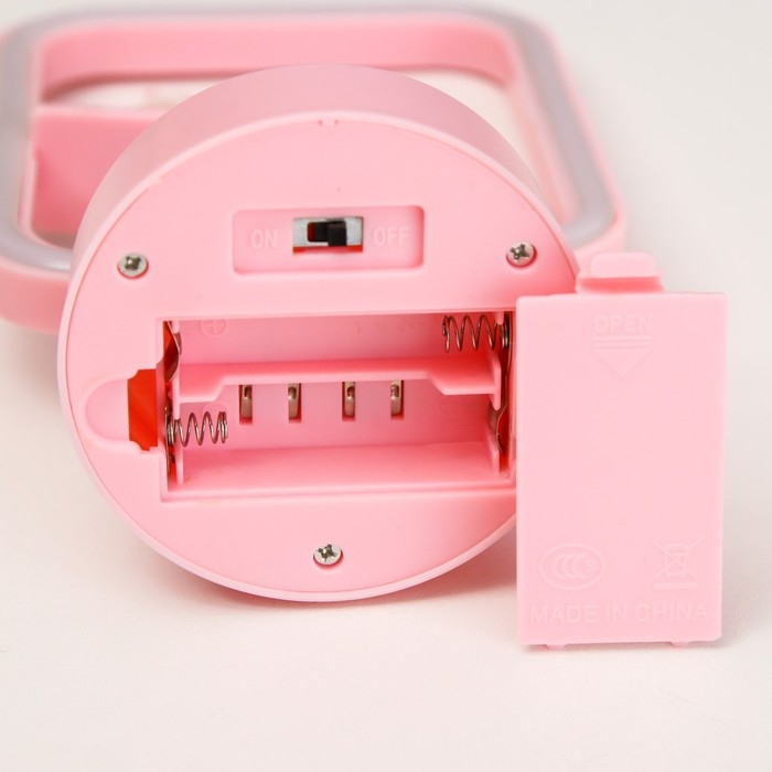 Ночник Ночник "Единорог" LED 4000К 2хАА розовый 20х8,5х8,5см RISALUX