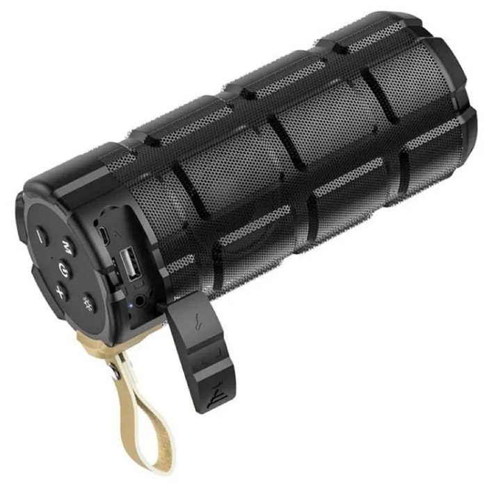 Портативная колонка Hoco HC7, 10 Вт, 2400 мАч, BT 5.0, подсветка, черная Портативная колонка Hoco HC7, 10 Вт, 2400 мАч, BT 5.0, подсветка, черная