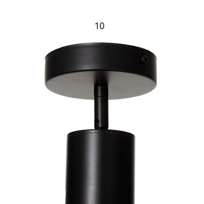 Спот 2484/1BK GU10 40Вт черный 10х11 см Спот 2484/1BK GU10 40Вт черный 10х11 см