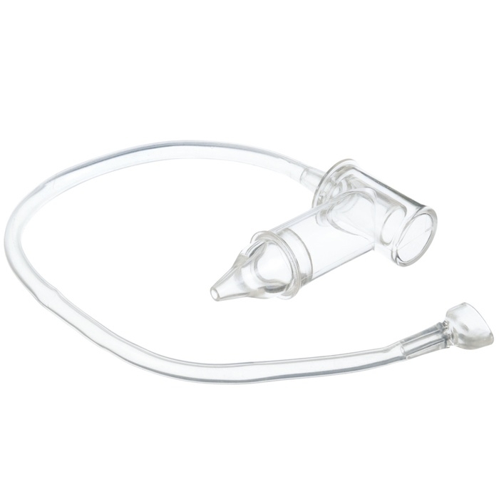 Детский назальный аспиратор с отводной трубкой, прозрачный Детский назальный аспиратор с отводной трубкой, прозрачный