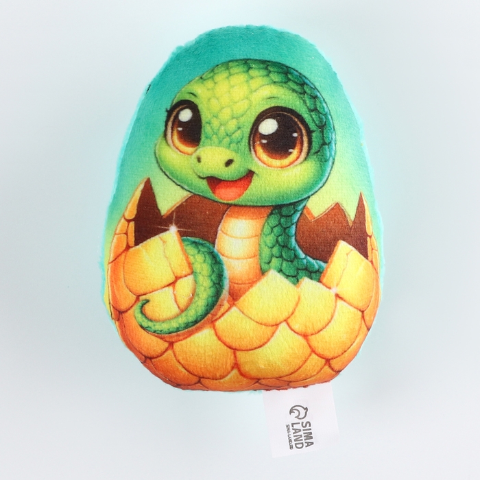 Новый год. Магнит новогодний мягкий, змея, МИКС Новый год. Магнит новогодний мягкий, змея, МИКС