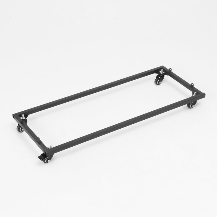 Накопитель разборный на колесах, 5 корзин с разделителями, 90×42×135 см, цвет чёрный Накопитель разборный на колесах, 5 корзин с разделителями, 90×42×135 см, цвет чёрный