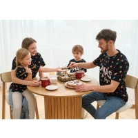 Футболка мужская KAFTAN "Xmas family" р.52, черный