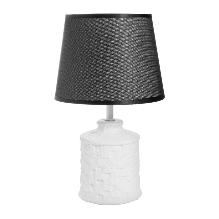 Настольная лампа Настольная лампа "Лейла" Е14 40Вт черно-белый 20х20х33см RISALUX