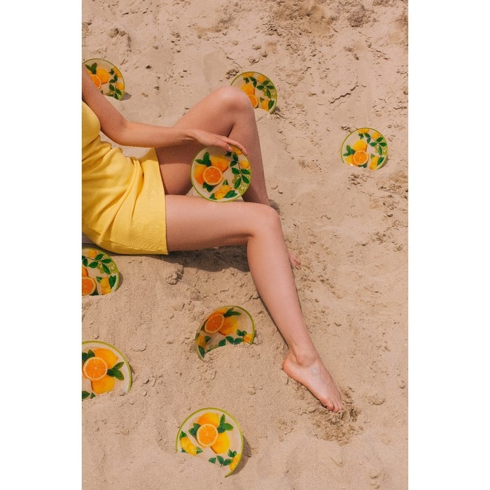 Салатник стеклянный Доляна «Дольче», 1,1 л, 22×5 cм