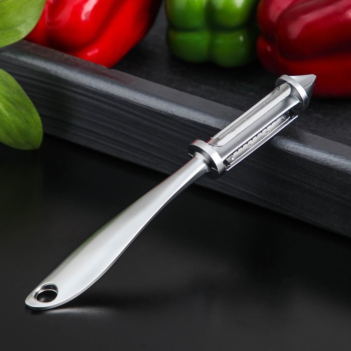 Овощечистка Magistro Volt, нержавеющая сталь, цвет серебряный Овощечистка Magistro Volt, нержавеющая сталь, цвет серебряный