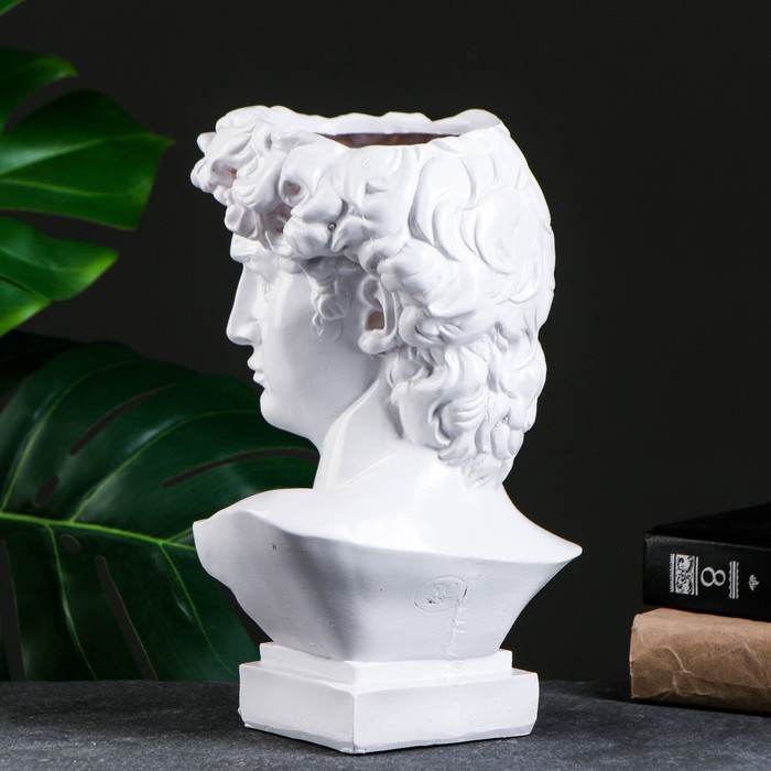 Ваза Ваза "Давид" белая, 2,1 л