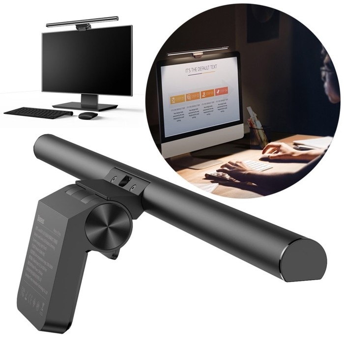 Светильник подвесной Baseus i-wok Series USB Asymmetric Light Source Screen, черный Светильник подвесной Baseus i-wok Series USB Asymmetric Light Source Screen, черный