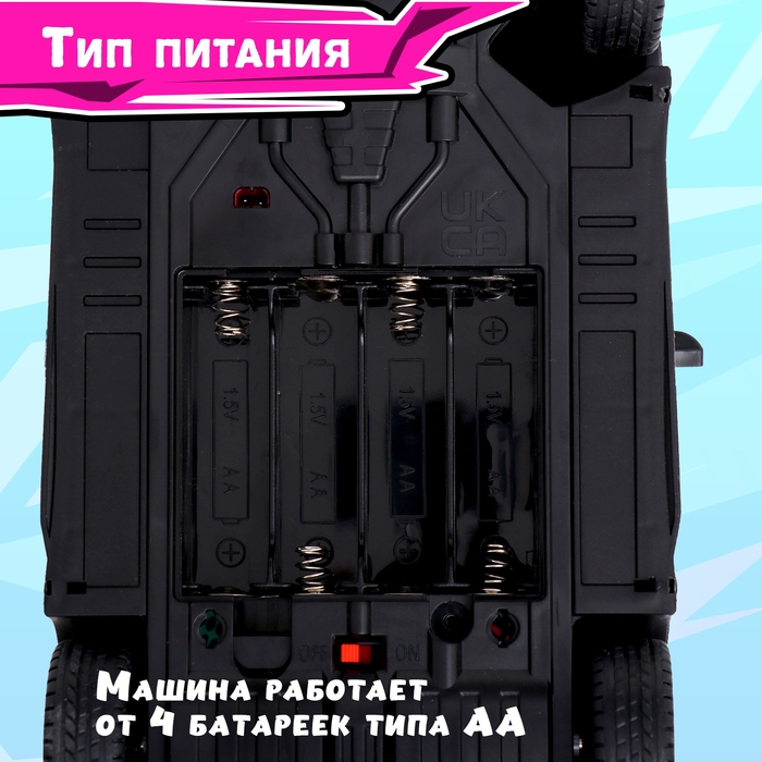 Машина радиоуправляемая Perfect, световые эффекты, работает от батареек, цвет бирюзовый Машина радиоуправляемая Perfect, световые эффекты, работает от батареек, цвет бирюзовый