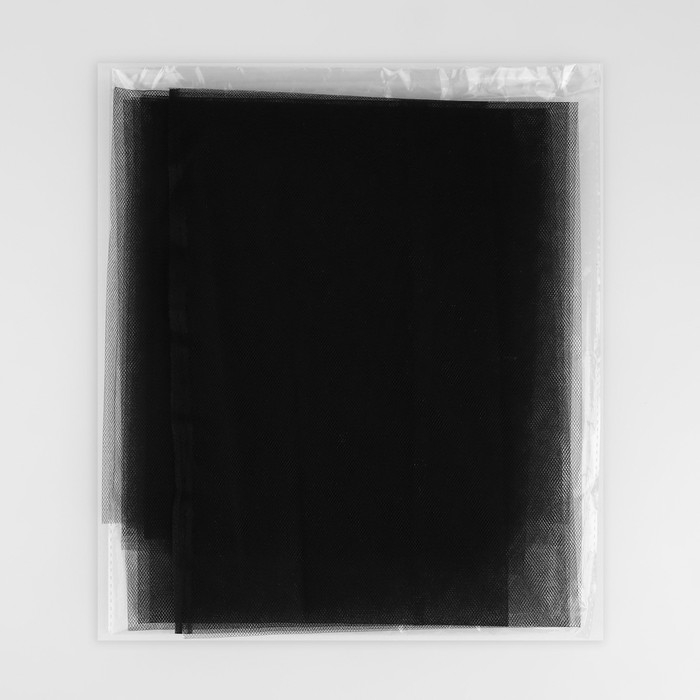 Фатин, 160 см, 11 ± 1 г/кв.м, 1 ± 0,2 м, цвет чёрный №21 Фатин, 160 см, 11 ± 1 г/кв.м, 1 ± 0,2 м, цвет чёрный №21