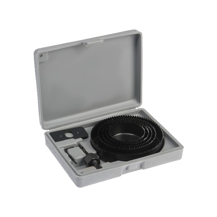 Набор пил кольцевых ТУНДРА, 64-76-89-102-127 мм, 5 шт. Набор пил кольцевых ТУНДРА, 64-76-89-102-127 мм, 5 шт.