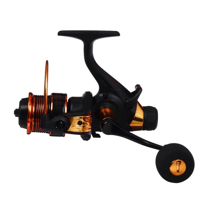 Катушка б/ин с бейтранером  Катушка б/ин с бейтранером "Волжанка" Карп Мастер 3000, 5+1 подшипник, 5.2:1