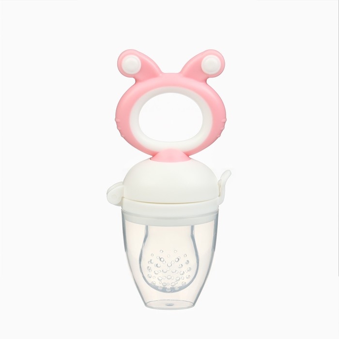 Ниблер с силиконовой сеточкой, вращ.поршень, цвет розовый Ниблер с силиконовой сеточкой, вращ.поршень, цвет розовый