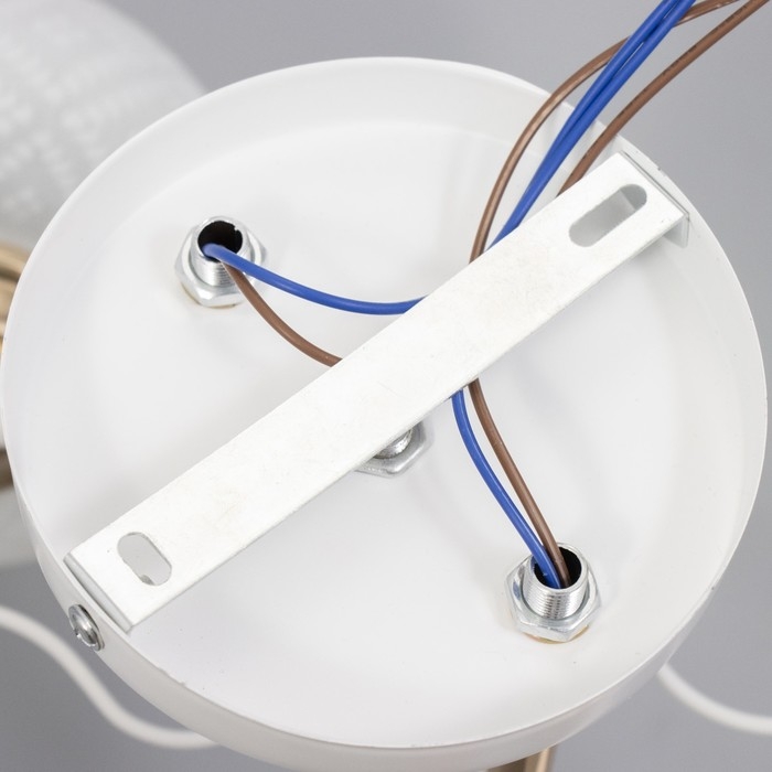 Люстра Люстра "Фрида" 2хЕ27 40Вт бело-золотой 46х25х26 см BayerLux