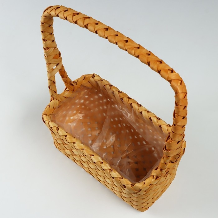 Корзина плетеная, 24 x 13 x 12,5/33,5 см, секвойя Корзина плетеная, 24 x 13 x 12,5/33,5 см, секвойя