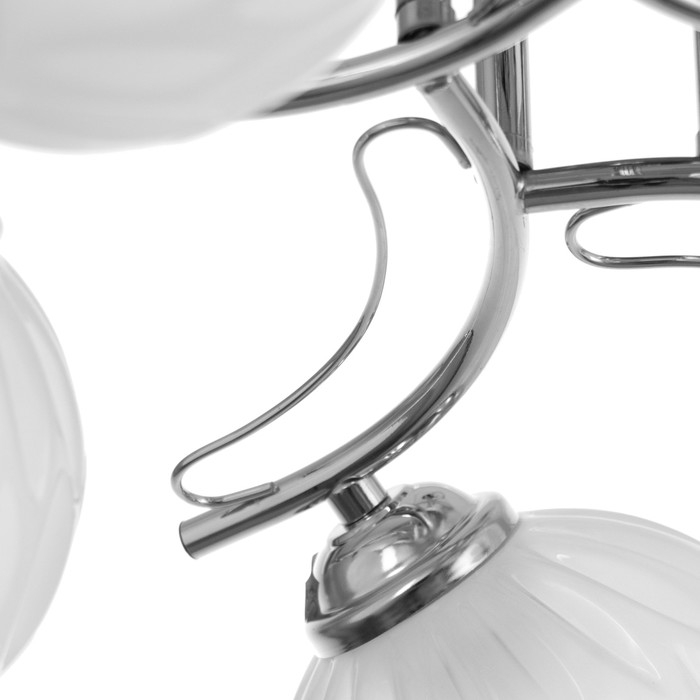 Люстра Люстра "Селена" 5х40Вт Е27 Хром 52х52х21см