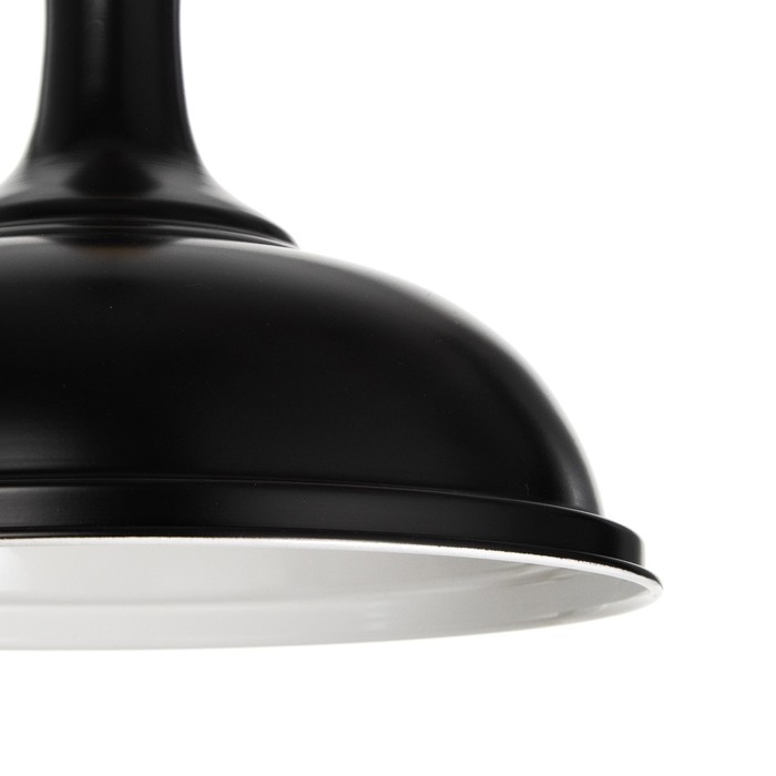 Люстра подвес Люстра подвес "Дардо" 1х40Вт Е27 черный/коричневый 38,5х38,5х70см