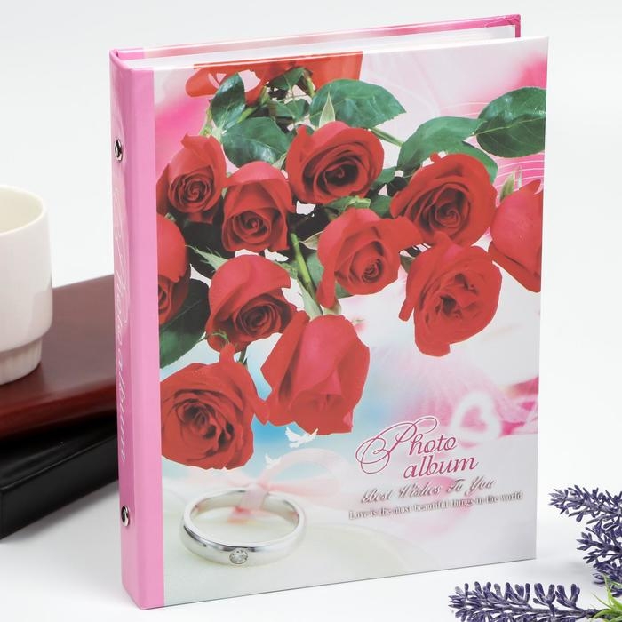 Фотоальбом 10*15 40 фото Фотоальбом 10*15 40 фото "Розы" МИКС