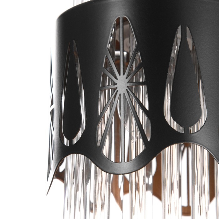 Подвес Подвес "Капель" 1х60Вт Е27 Черный