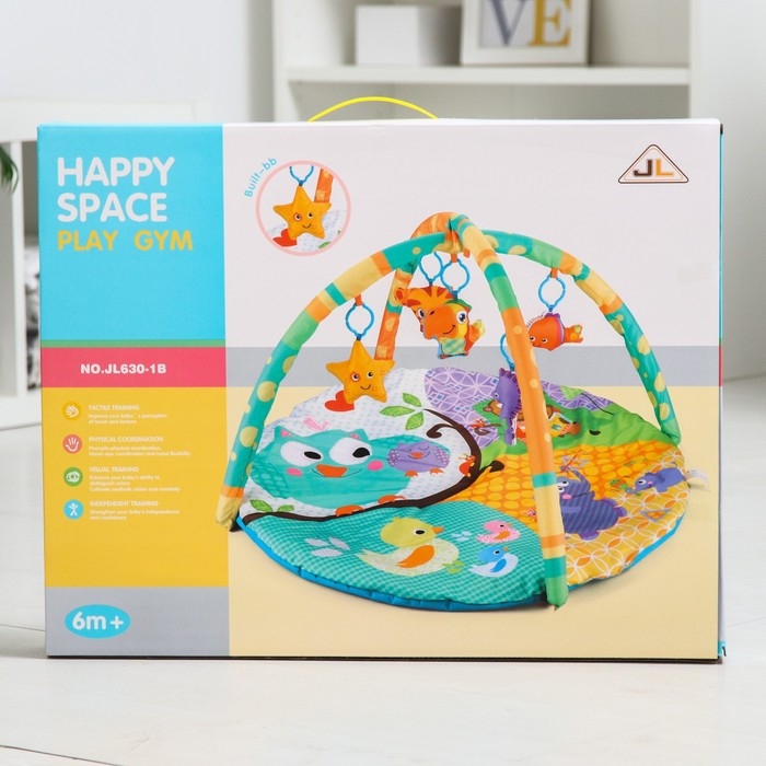 Развивающий коврик с дугами «Филин», 108х103 см. Развивающий коврик с дугами «Филин», 108х103 см.
