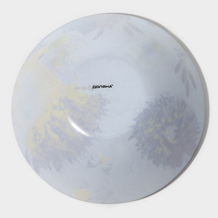 Салатник стеклянный Доляна «Лаванда», 1,2 л, 22×5 см Салатник стеклянный Доляна «Лаванда», 1,2 л, 22×5 см