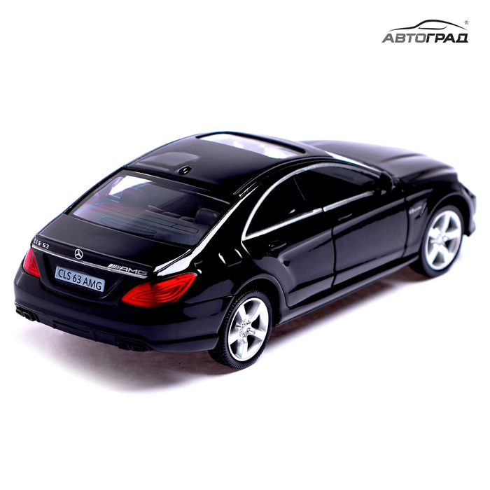 Машина металлическая MERCEDES-BENZ CLS63 AMG, 1:32, открываются двери, инерция, цвет чёрный Машина металлическая MERCEDES-BENZ CLS63 AMG, 1:32, открываются двери, инерция, цвет чёрный